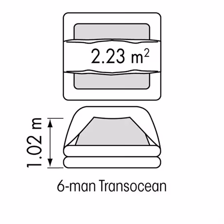 Plastimo - Livflotte Transocean ISO 9650-1