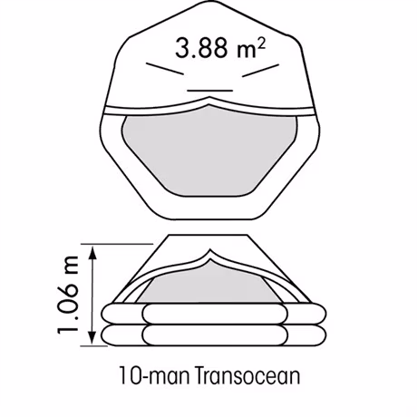 Plastimo - Livflotte Transocean ISO 9650-1