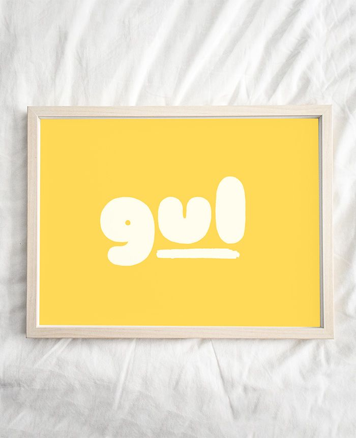 Färgfest - gul