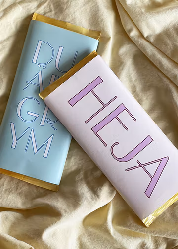 Printable Chokladomslag Heja
