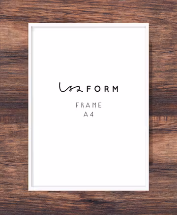 White frame A4