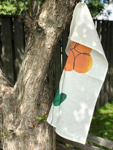 Cloudberry kitchen towel