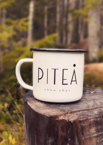 Piteå anno 1621 enamel mug