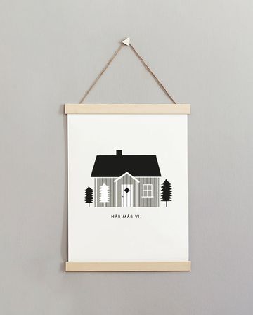 Liten röd stuga