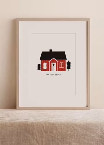 Little red stuga