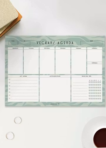 Weekly agenda