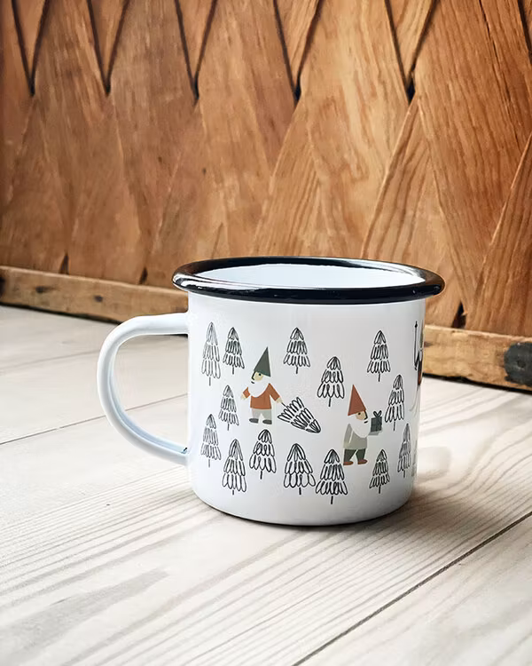 Tipp tapp enamel mug