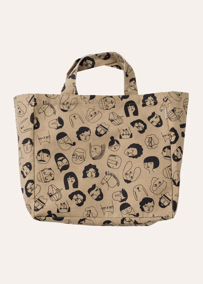 Shoppingkasse beige
