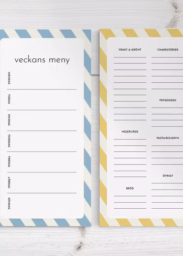Magnetic pad stripe set