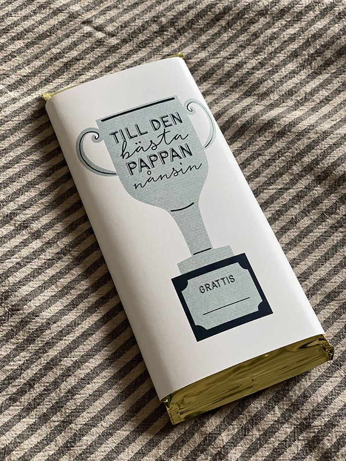 Printable Chokladomslag Fars dag