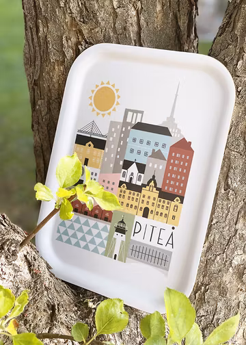 Lilla Piteå bricka 20x27