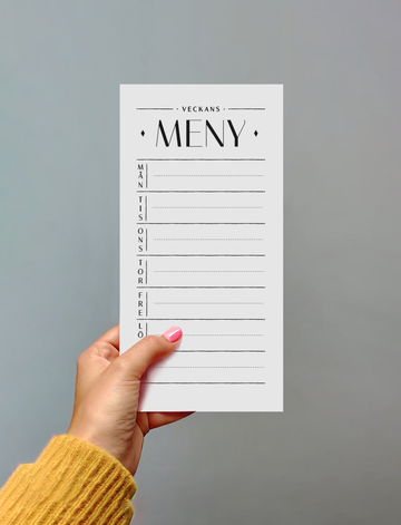 Magnetic pad Classic menu