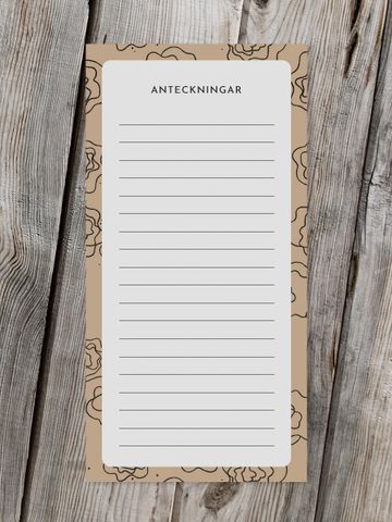 Notes Hazel Magnetic pad