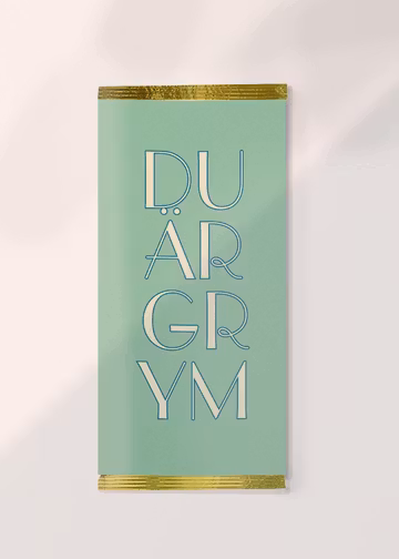 Printable Chokladomslag Grym