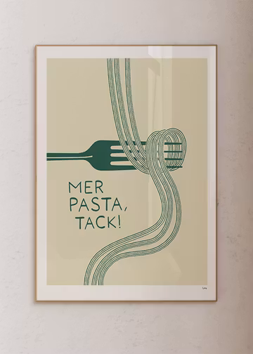 MER PASTA, TACK!
