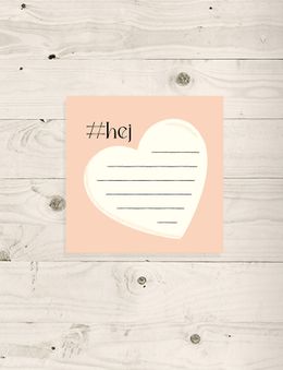 Love notes Magnetblock