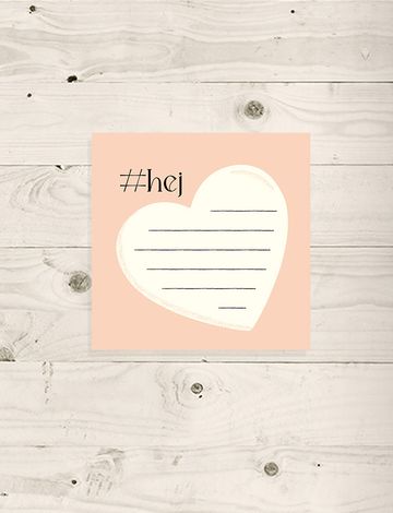 Love notes Magnetblock