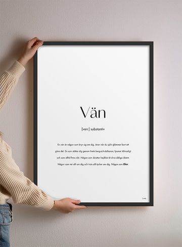 Substantiv vän