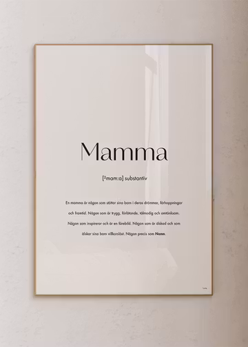 Substantiv mamma