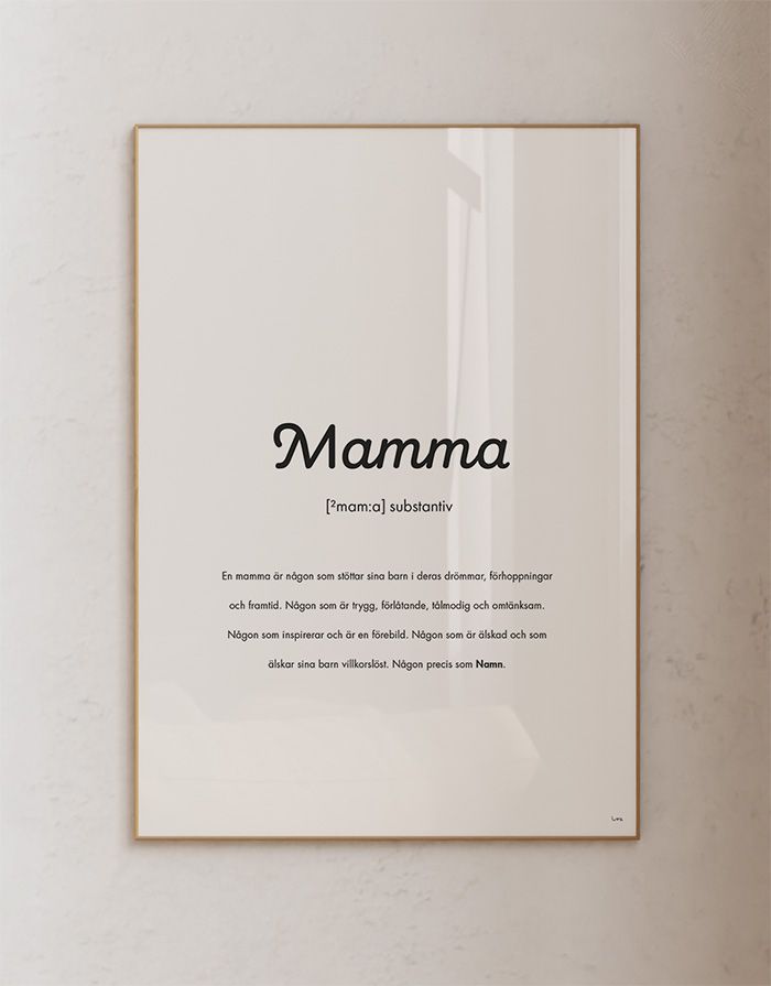 Substantiv mamma