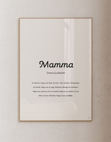 Substantiv mamma