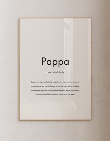 Substantiv pappa
