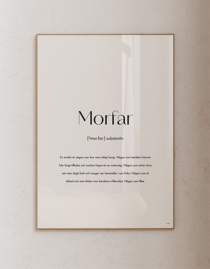 Substantiv morfar