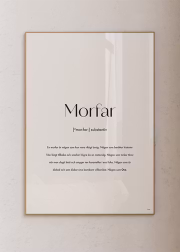 Substantiv morfar