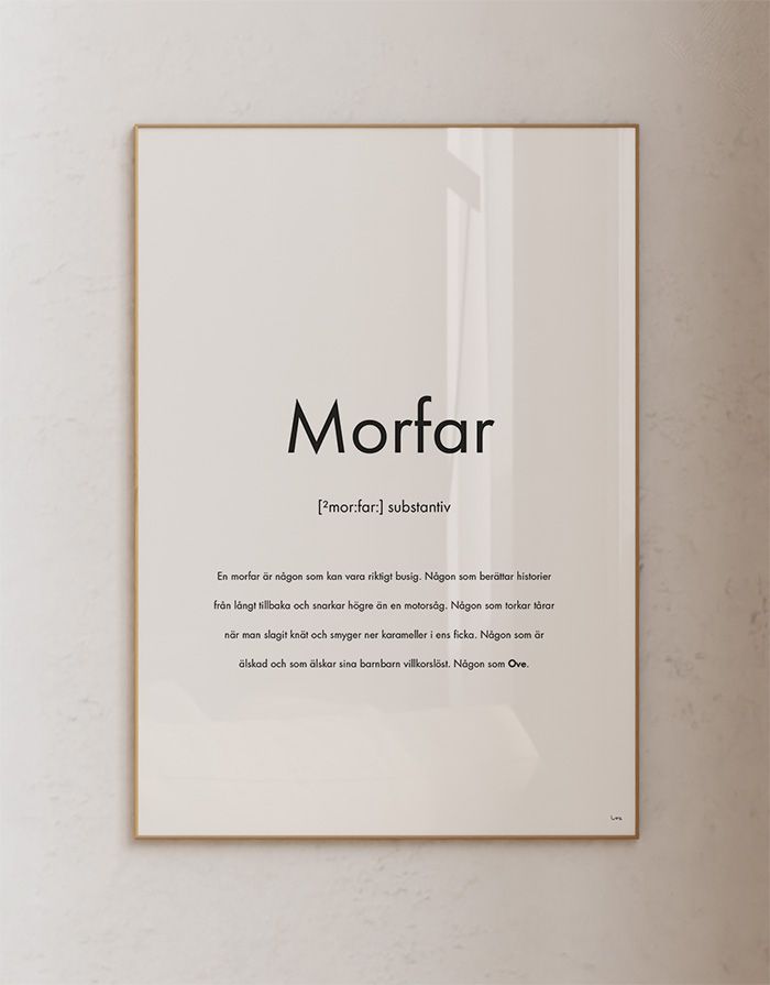 Substantiv morfar