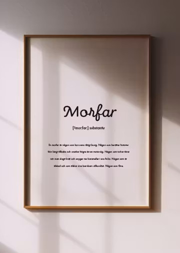 Substantiv morfar