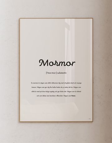 Substantiv mormor