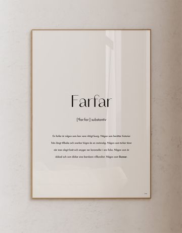 Substantiv farfar
