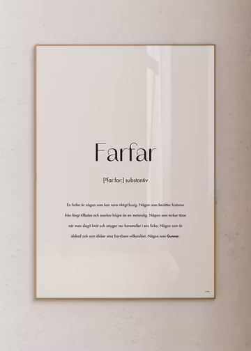Substantiv farfar