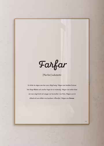 Substantiv farfar
