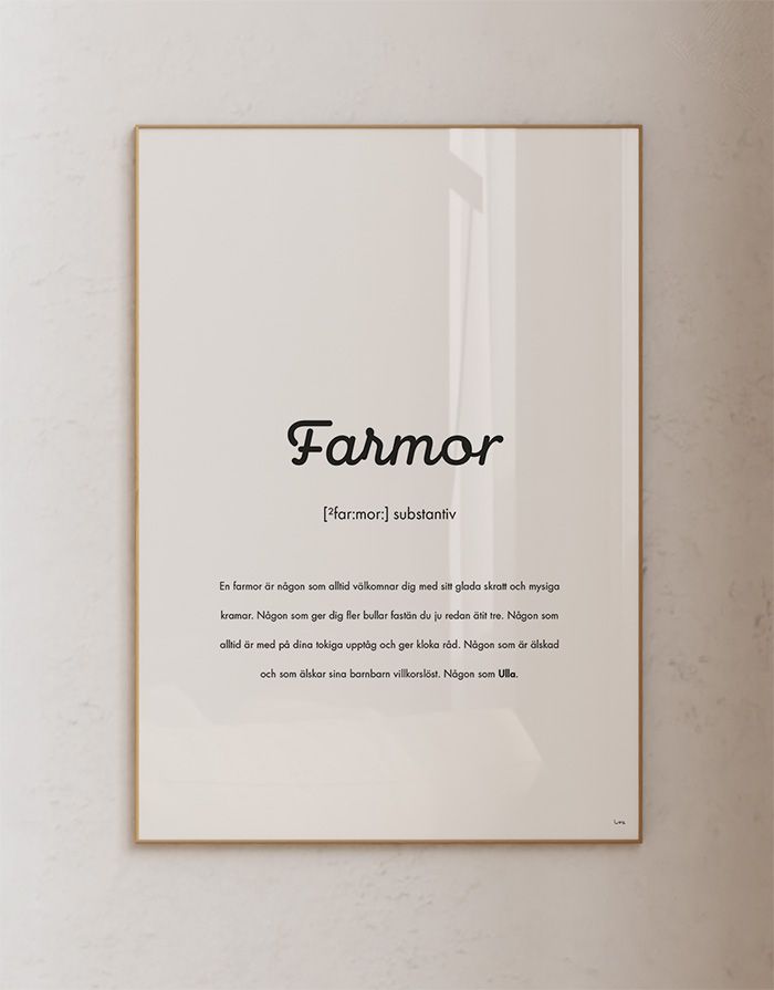 Substantiv farmor