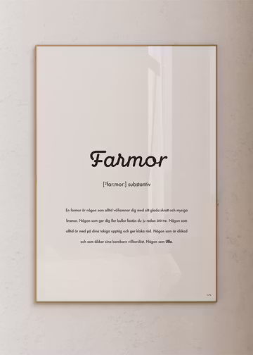 Substantiv farmor