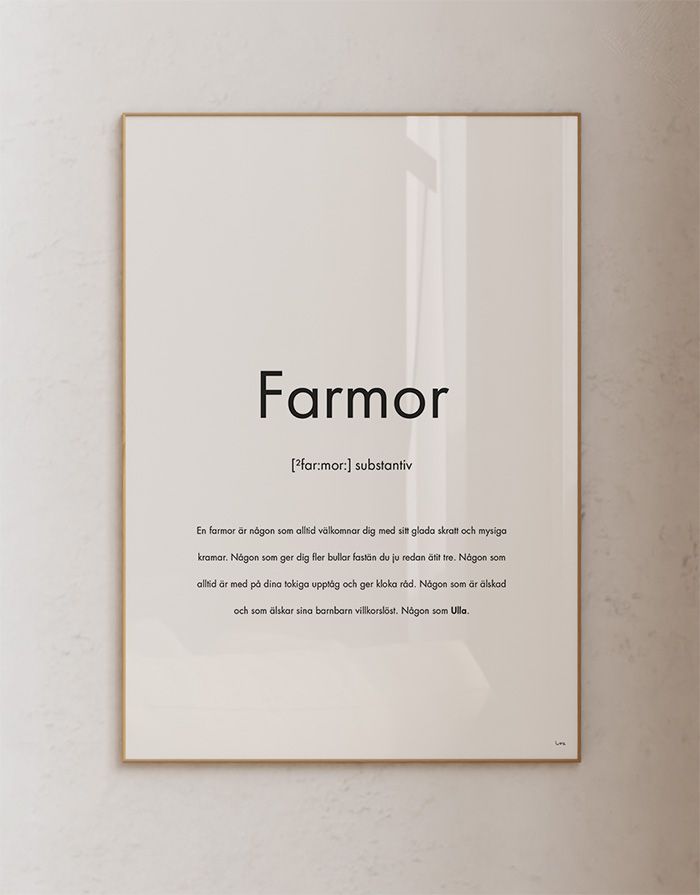 Substantiv farmor