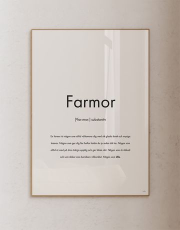 Substantiv farmor