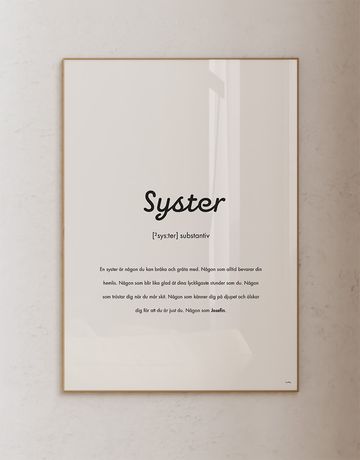 Substantiv syster