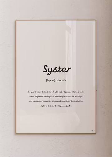 Substantiv syster
