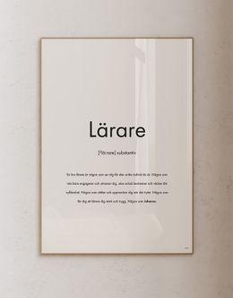 Substantiv lärare