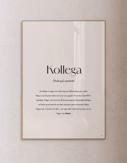 Substantiv Kollega