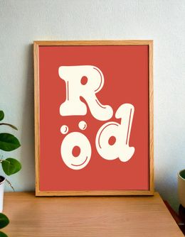 Färgfest - Röd
