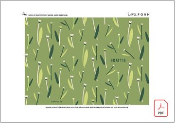 Printable kort Sommaräng