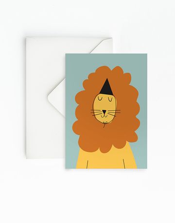 Printable kort Lejon