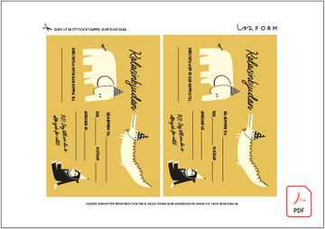 Printable kalasinbjudan