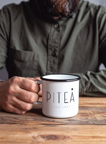 Piteå anno 1621 enamel mug
