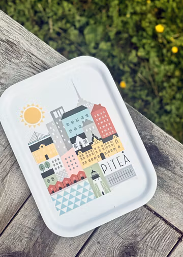 Lilla Piteå bricka 20x27