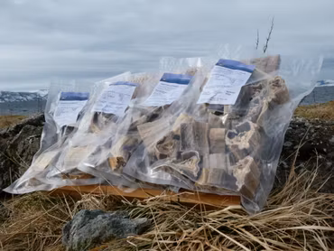 Tørrfisk Godbiter til medium hund - Torsk