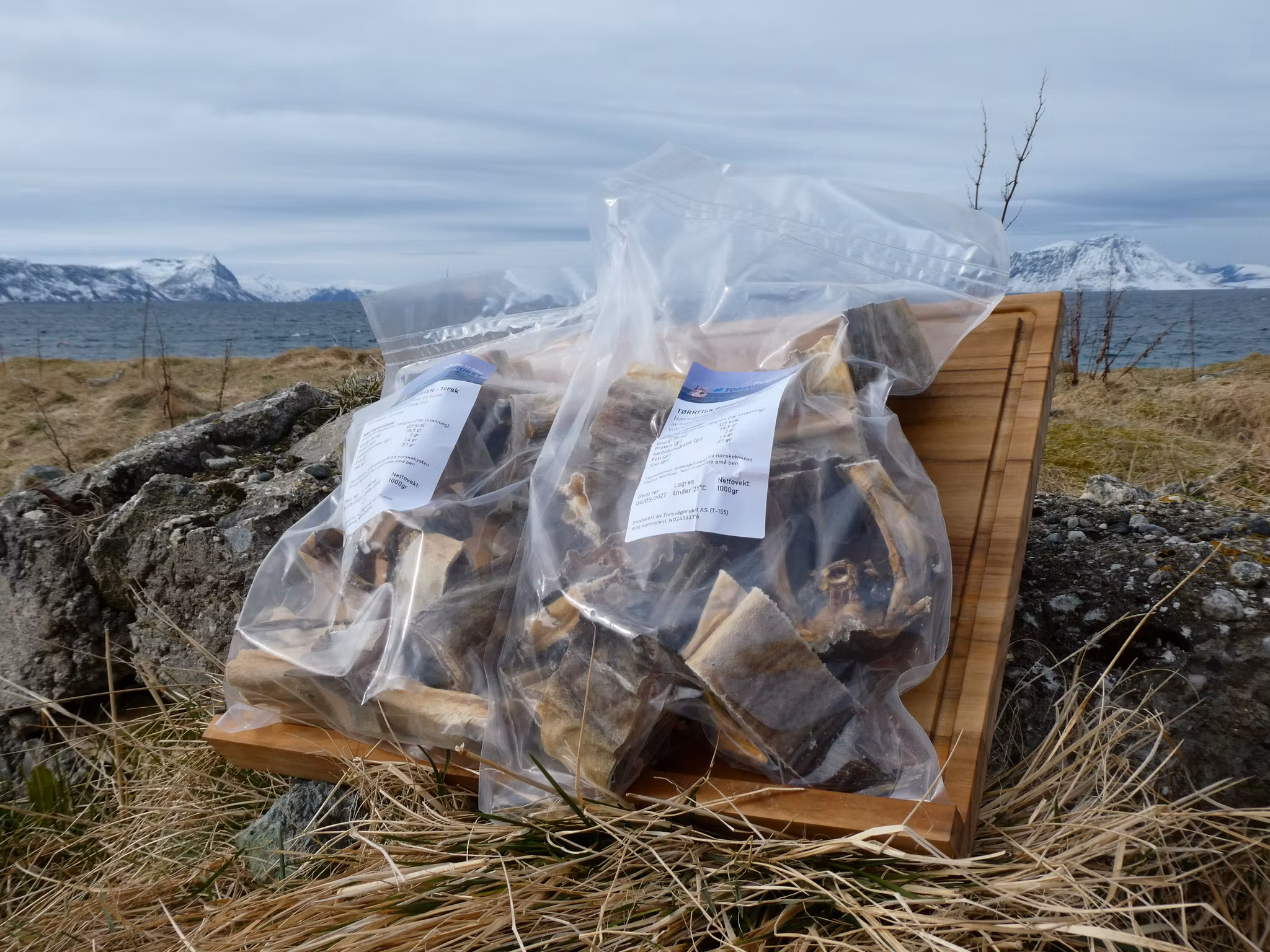 Tørrfisk Godbiter til stor hund - Torsk